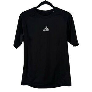 Adidas Techfit Compression Black Shirt, Sz Large
